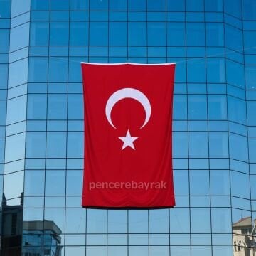 Türk bayrağı | 600x900 cm | Alpaka Kumaş