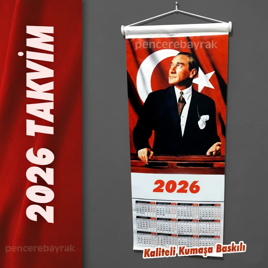 2026 Takvimi Atatürklü Hediyelik