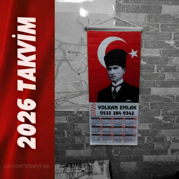2026 Takvimi Atatürklü Hediyelik