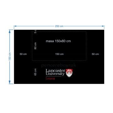 Lancaster University Leipzig Logolu Özel Tasarım Masa Örtüsü