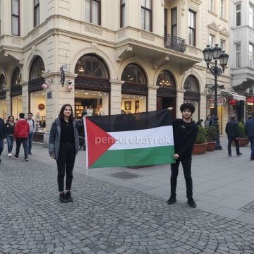 Filistin Bayrağı 100X150 cm Raşel Kumaşa Baskılı