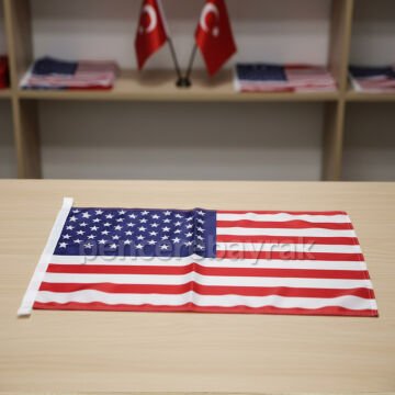 Amerikan Gönder Bayrağı | Ekonomik Raşel Kumaş – Farklı Ölçü Seçenekleri