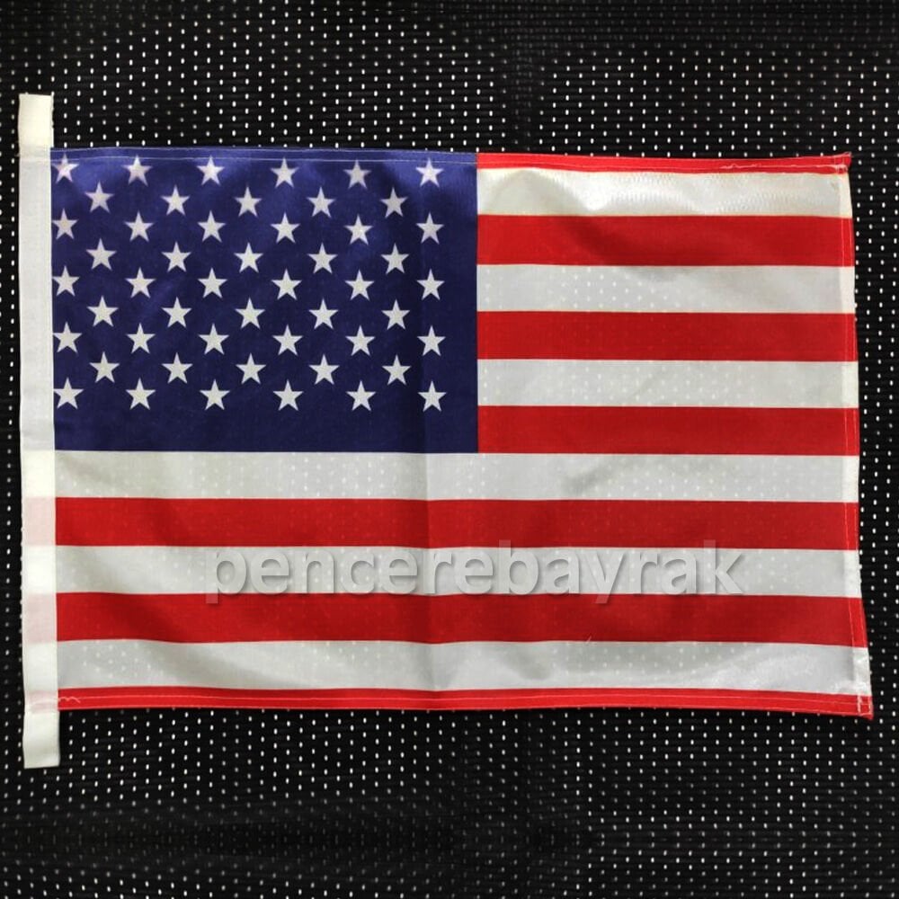 Amerikan Gönder Bayrağı | Ekonomik Raşel Kumaş – Farklı Ölçü Seçenekleri