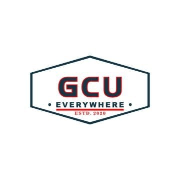 Özel Tasarım Atkı Örneği: GCU • EVERYWHERE • ESTD. 2020