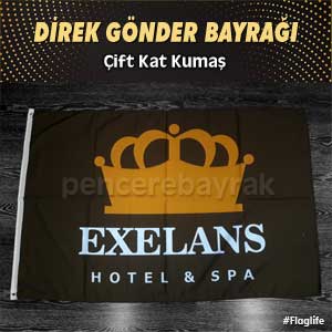 Otel bayrak, gönder bayrak, direk bayrak flama,