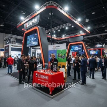 Kingston Technology Logolu Özel Tasarım Masa Örtüsü