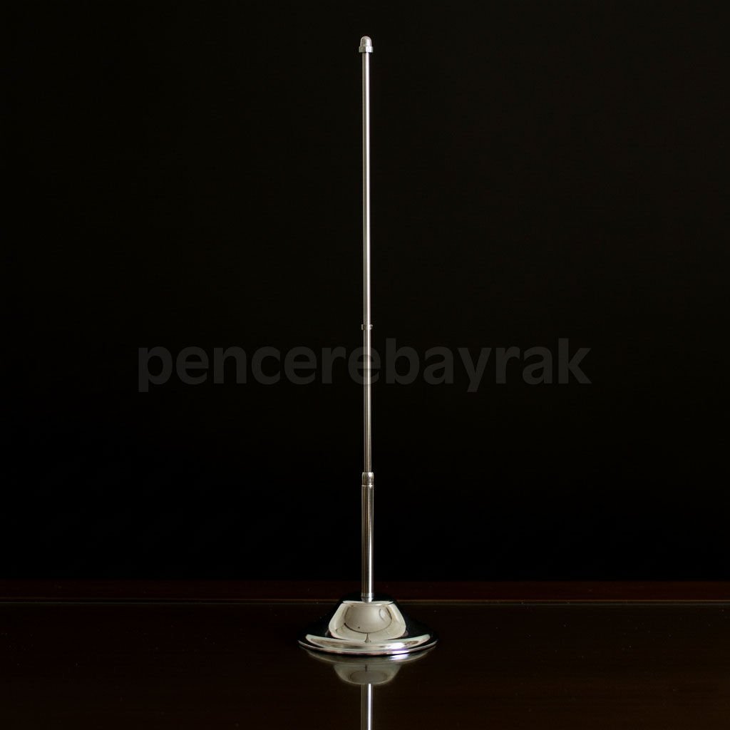 Tekli Krom Masa Direği – Standart Metal Krom Kaplama