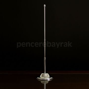 Tekli Krom Masa Direği – Standart Metal Krom Kaplama