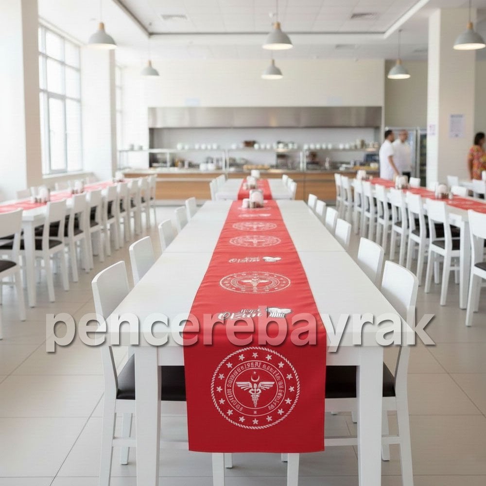 Türkiye Cumhuriyeti Sağlık Bakanlığı Logolu Özel Tasarım Runner Örneği