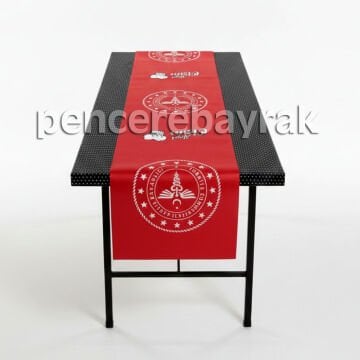 Türkiye Cumhuriyeti Sağlık Bakanlığı Logolu Özel Tasarım Runner Örneği