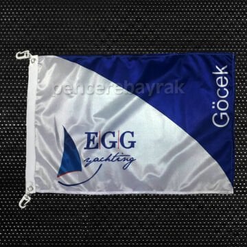EGG Yatçılık İçin Özel Üretim Lüks Kalite Yat Gönder Bayrağı