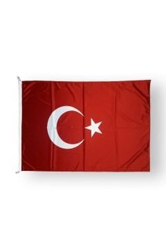 Türk Bayrağı | 50x75 cm | Özel Saten Kumaş