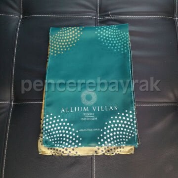 Allium Bodrum Resort & Spa Karşılama Ekibine Özel Üretim Fular – Örnek Çalışma (30x140 cm)