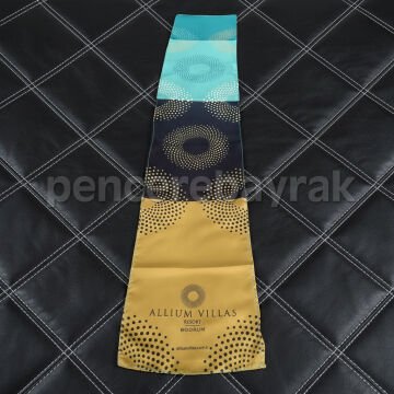 Allium Bodrum Resort & Spa Karşılamaya Özel Fular – 30x140 cm Kurumsal Üretim