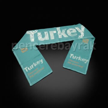 Kültür ve Turizm Bakanlığı İçin Özel Üretim 30x140 cm Şifon Fular – Referans Çalışma