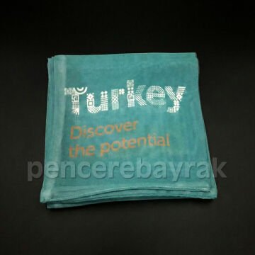 Kültür ve Turizm Bakanlığı İçin Özel Üretim 30x140 cm Şifon Fular – Kurumsal Referans Çalışma