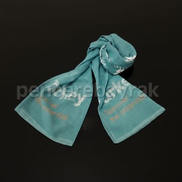 Kültür ve Turizm Bakanlığı İçin Özel Üretim 30x140 cm Şifon Fular – Kurumsal Referans Çalışma