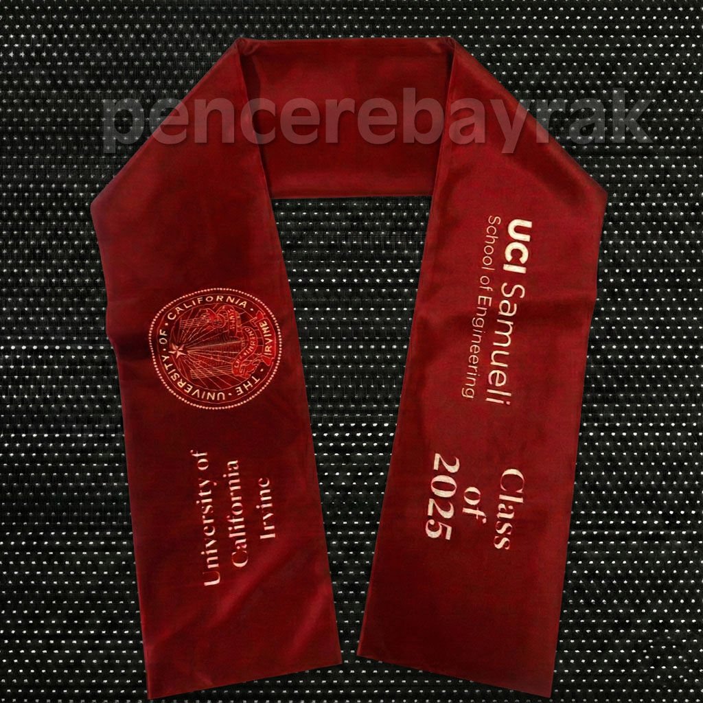 The University of California, Irvine 2025 Mezuniyet Atkısı – Özel Tasarım