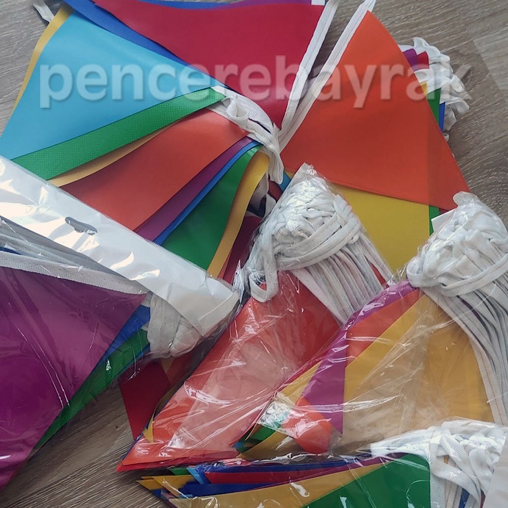 Otopark İçin | Çok Renkli | Baskısız Bayrak Vinil 23x28 cm