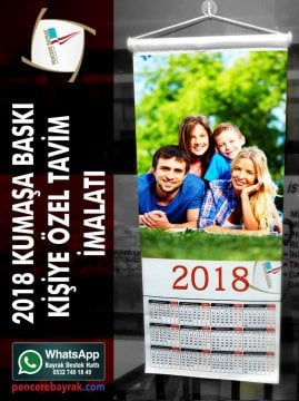 Kişiye Özel 2020 Takvimi - Özel Kumaş
