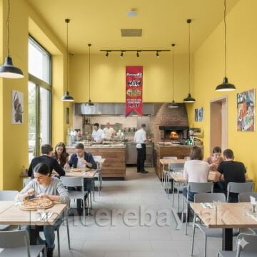 Kırlangıç Bayrak Örnek Üretim – Deniz Pizzeria Referansı