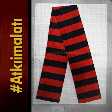 İsme Özel Baskılı Atkı | Eskişehir Kırmızı Siyah