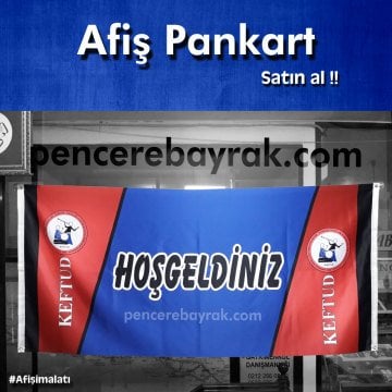 Afiş Kumaş - Tasarım Dernek Afişi