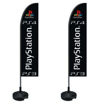 Playstation Yelken Bayrakları - Hazır Tasarım & Etkili Reklam | Pencere Bayrak
