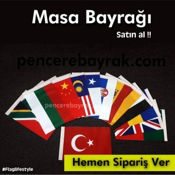 Yabancı ülke masa bayrakları - tüm bayraklar