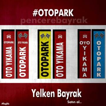 L Tipi | Yelken Bayrak | Otopark Yazılı Tasarımı
