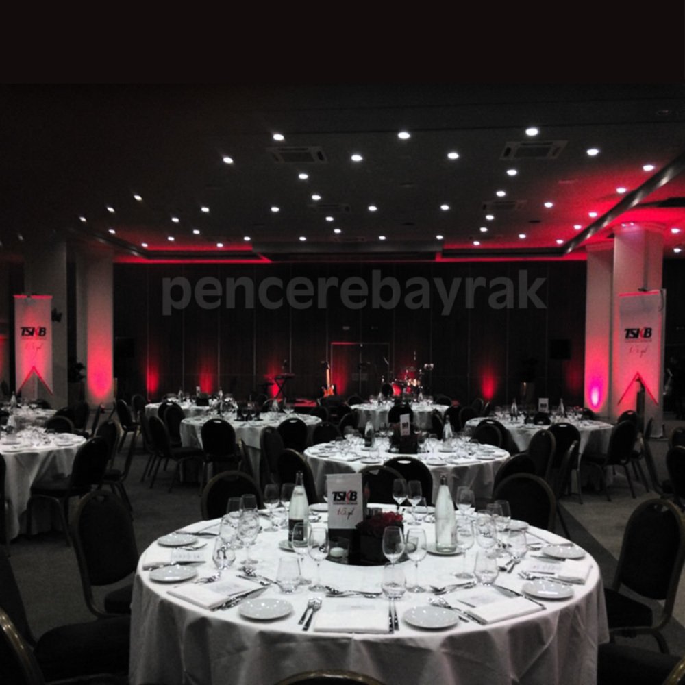 Masa Üstü Bayrak | Tek Direkli L Tipi |  Örnek Tskb Logo'lu