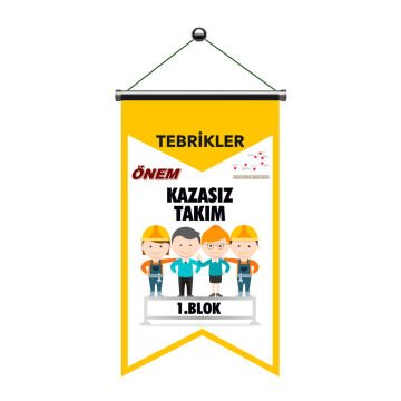 Ülker Holding İçin Üretilmiş Kazasız Takım Kırlangıç Flaması (Örnek Referans Ürün)