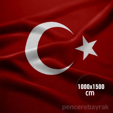 Türk bayrağı | 1000x1500 cm | Alpaka Kumaş