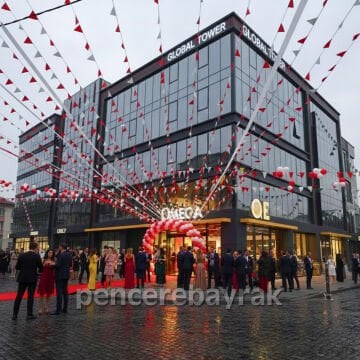 Baskısız Üçgen Bayrak | Kırmızı Beyaz 18x22 cm