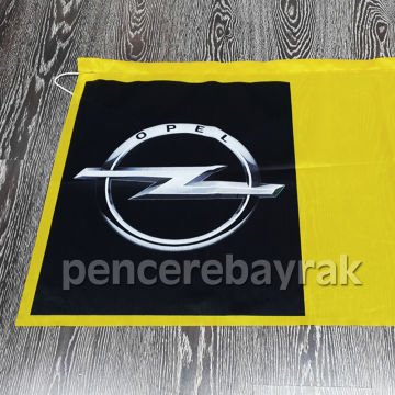 Opel İçin Özel Tasarım Yelken Bayrak - Profesyonel Tanıtım Çözümleri