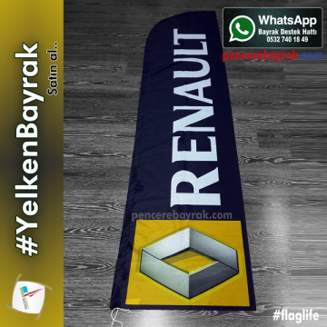 Renault Logolu Plaj Bayrakları: Hazır Tasarımlarla Aracınızı Ön Plana Çıkarın!