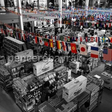 İpe Dizili Ülke Bayrakları - 25 mt Etkinlikleriniz İçin Kaliteli ve Şık Çözümler!