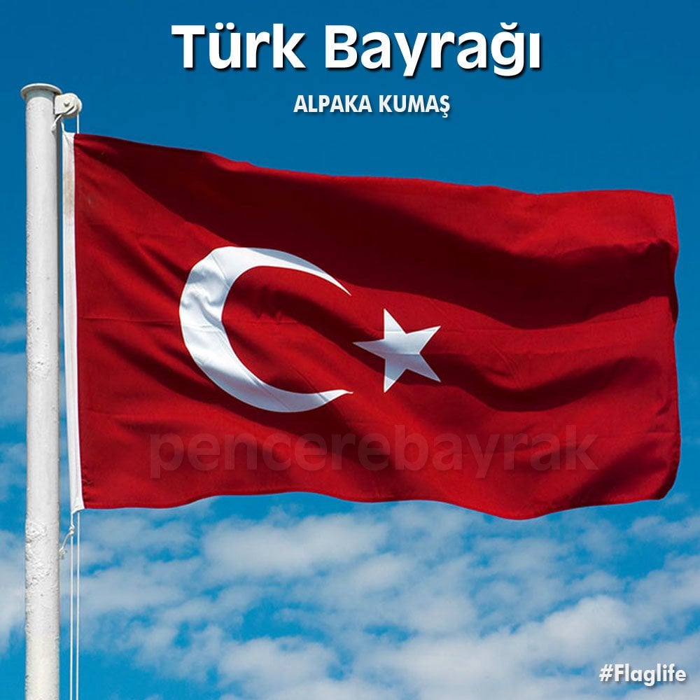 Türk Bayrağı | 2000X3000 CM ☪ Alpaka Kumaş | Büyük Ebatta