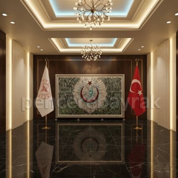 Sağlık Bakanlığı Logolu | Makam Bayrağı | Ekonomik Kumaş