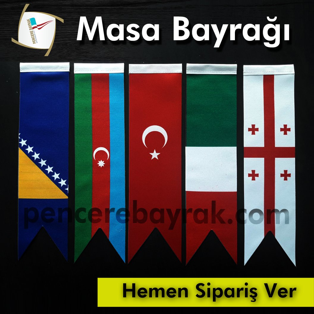 Yabancı Ülke Masa Bayrakları