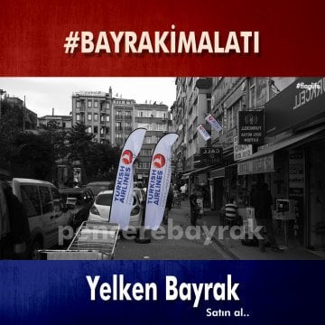 THY Plaj Bayrağı - Yelken Bayrak İmalatı & Satışı | Pencere Bayrak
