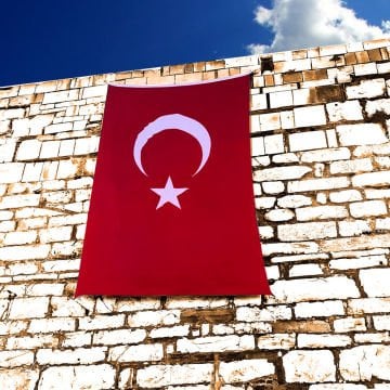 ☪ Türk Bayrağı Fiyatları ve Ölçüleri | Alpaka Kumaş | Büyük Ebatta 300x450 cm