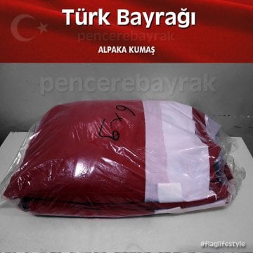 ☪ Türk Bayrağı Fiyatları ve Ölçüleri | Alpaka Kumaş | Büyük Ebatta 600x900 cm