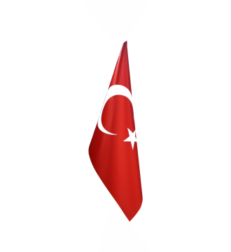 Makam Bayrağı | Telalı | Sadece Bayrak | Normal Ekonomik Kumaş