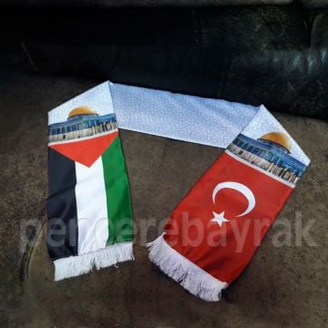 Kudüs ve Filistin’e Destek Temsil Eden Özel Tasarım Atkı