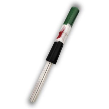 10 Adet Plastik Sopalı Özgür Suriye Bayrağı - 40x60 cm