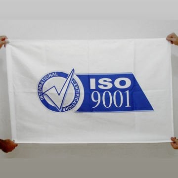 ISO 9001 Kalite Belgelendirme Gönder Bayrağı - 70x105 cm