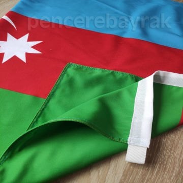 Azerbaycan Bayrağı | Özel Kalite Çift Kumaşa Baskılı