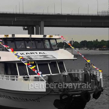 İpe Dizili Ülke Bayrakları 30X40 cm - 25 mt   | Pencere Bayrak